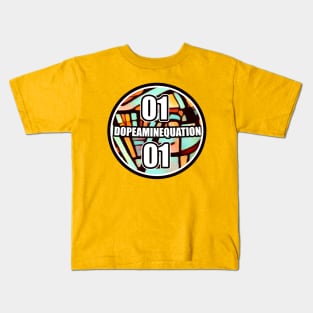 01DOPEAMINEQUATION01 Kids T-Shirt